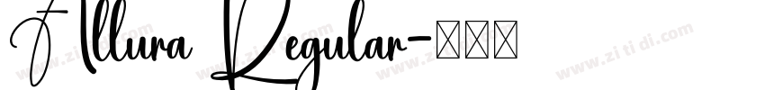 Allura Regular字体转换